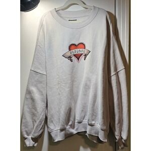 Playboy Sweatshirt Graphic- Pac Sun- Size Small - Unisex